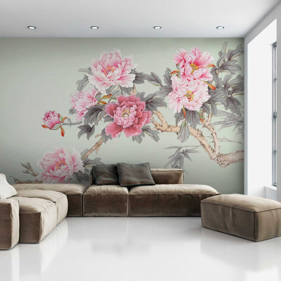 Ramo con fiori rosa