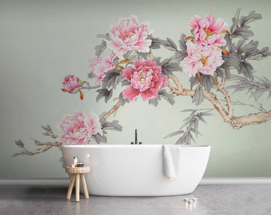 Ramo con fiori rosa