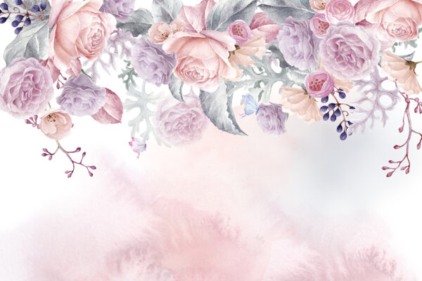 Pittura ad acquerello di fiori Pittura ad acquerello di fiori