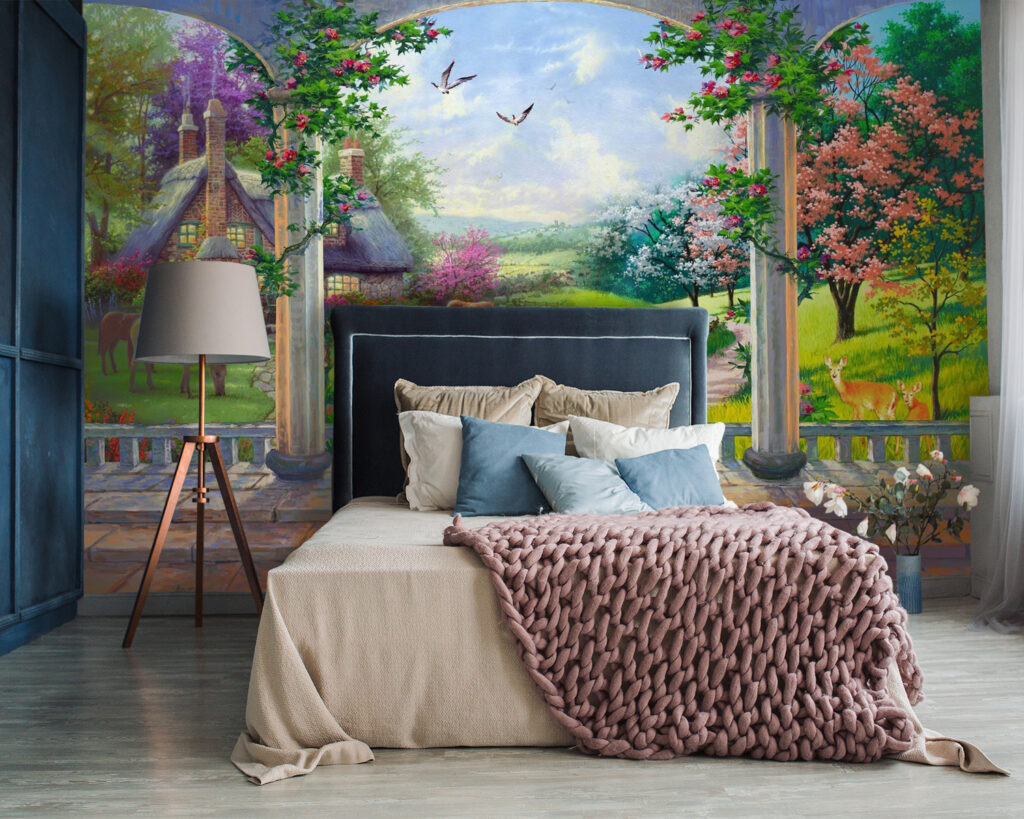 Dipinto di un paesaggio con un cavallo e una casa u09760pib87 1024x819 - Dipinto di un paesaggio con un cavallo e una casa - tegory