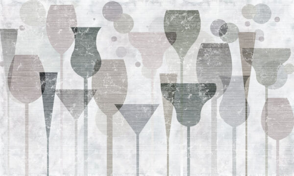 Gruppo di bicchieri da vino Gruppo di bicchieri da vino