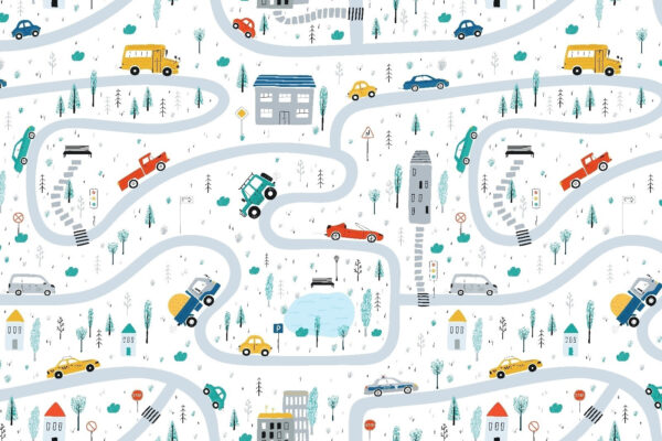 Mappa delle auto e degli edifici Mappa delle auto e degli edifici