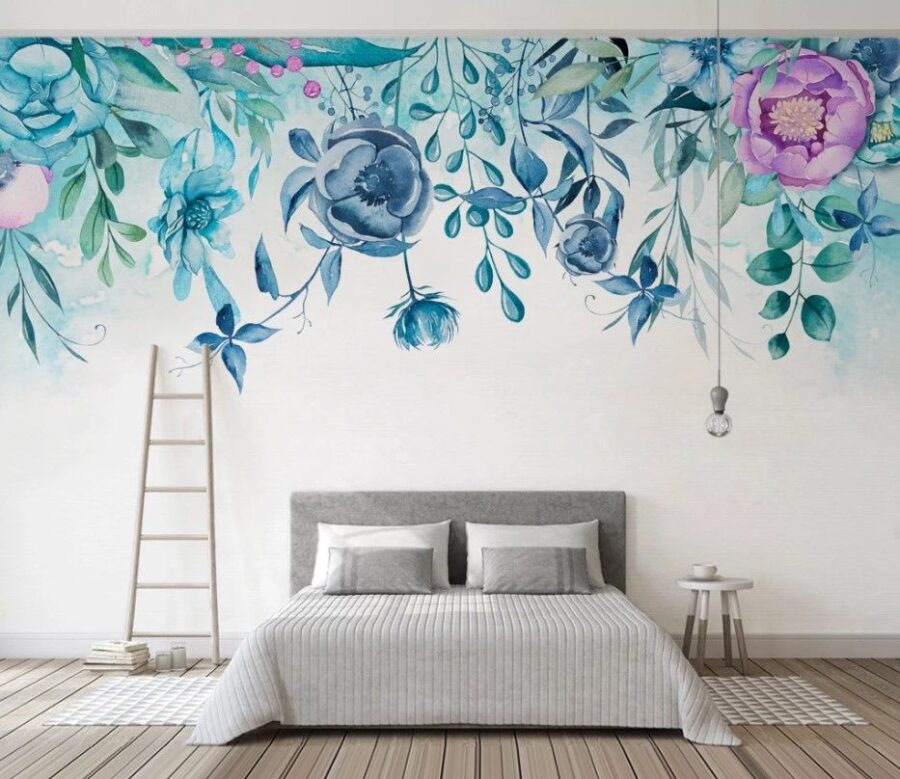 Pittura ad acquerello di fiori Pittura ad acquerello di fiori