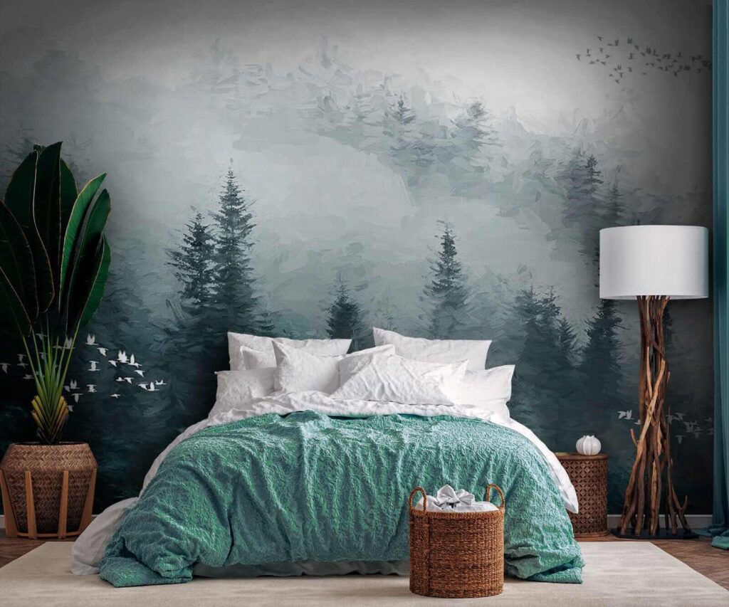 u23921pib2 1024x853 - Foresta nebbiosa con uccelli in volo - tegory