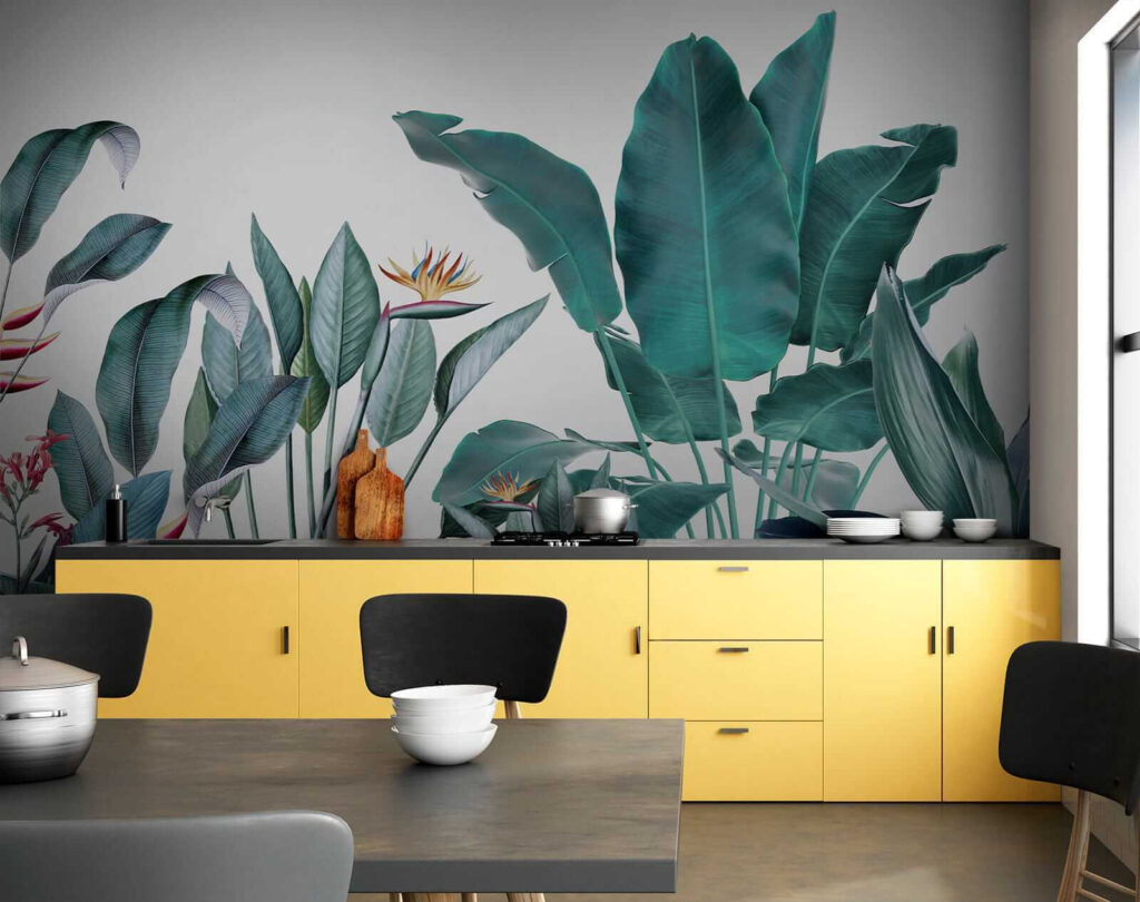 Group of green leaves