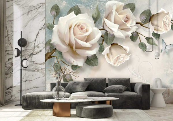 Rose delicate con morbide farfalle u31353pig2 600x420 - Rose delicate con morbide farfalle