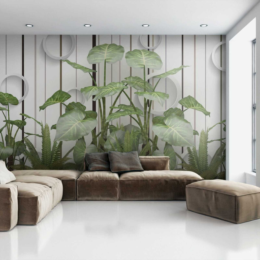 Plant with green leaves