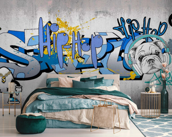 Graffiti su un muro Graffiti su un muro