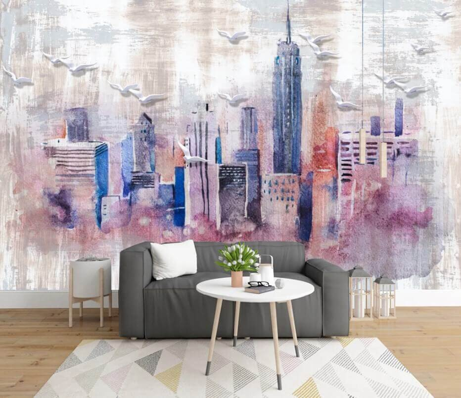 u35695pig1m - Acquerello di una città - tegory