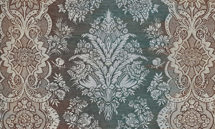 Intricato disegno floreale vintage