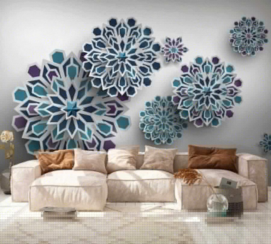 Gruppo di fiori bianchi e blu Gruppo di fiori bianchi e blu