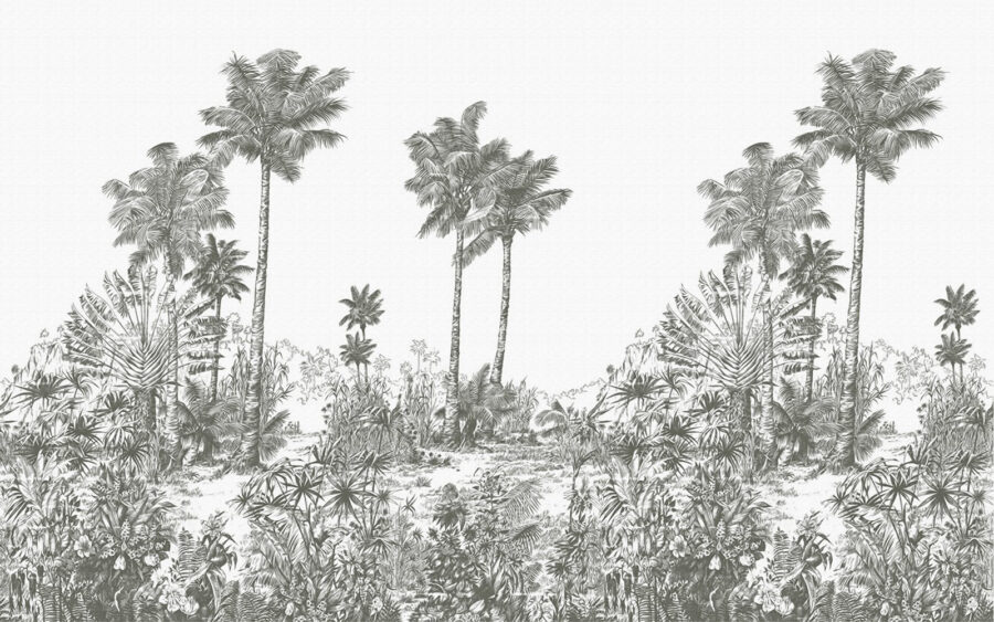 Carta da parati Disegno di palme - immagine 2