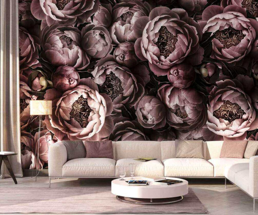 Gruppo di fiori con boccioli