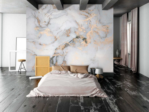 Elegante marmo con venature metalliche Elegante marmo con venature metalliche