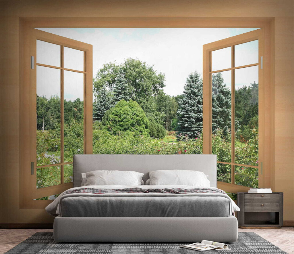 Finestra con alberi e sentiero u60673pib3 1024x883 - Finestra con alberi e sentiero