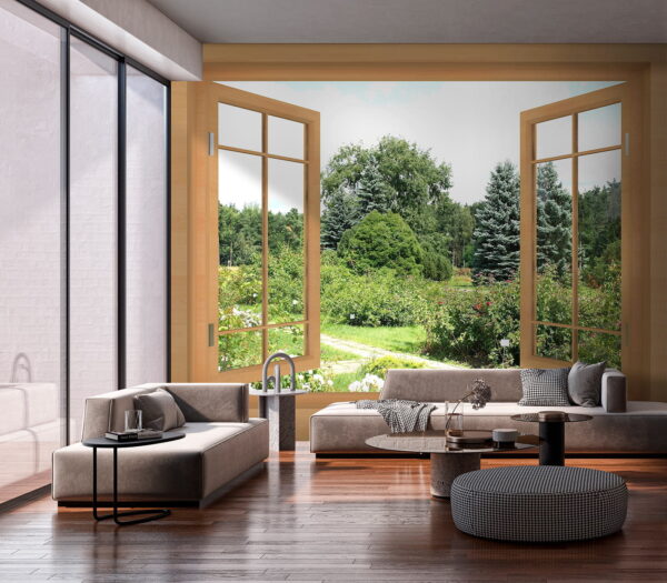 Finestra con alberi e sentiero u60673pig6 600x525 - Finestra con alberi e sentiero