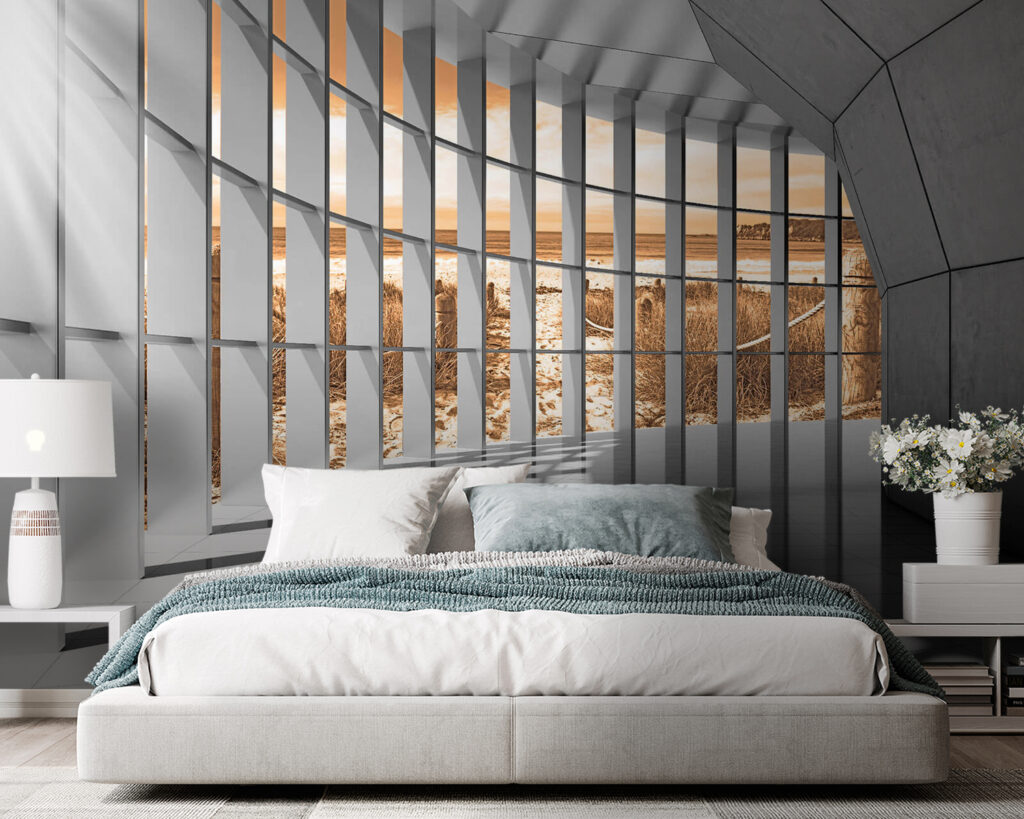 Large room with windows