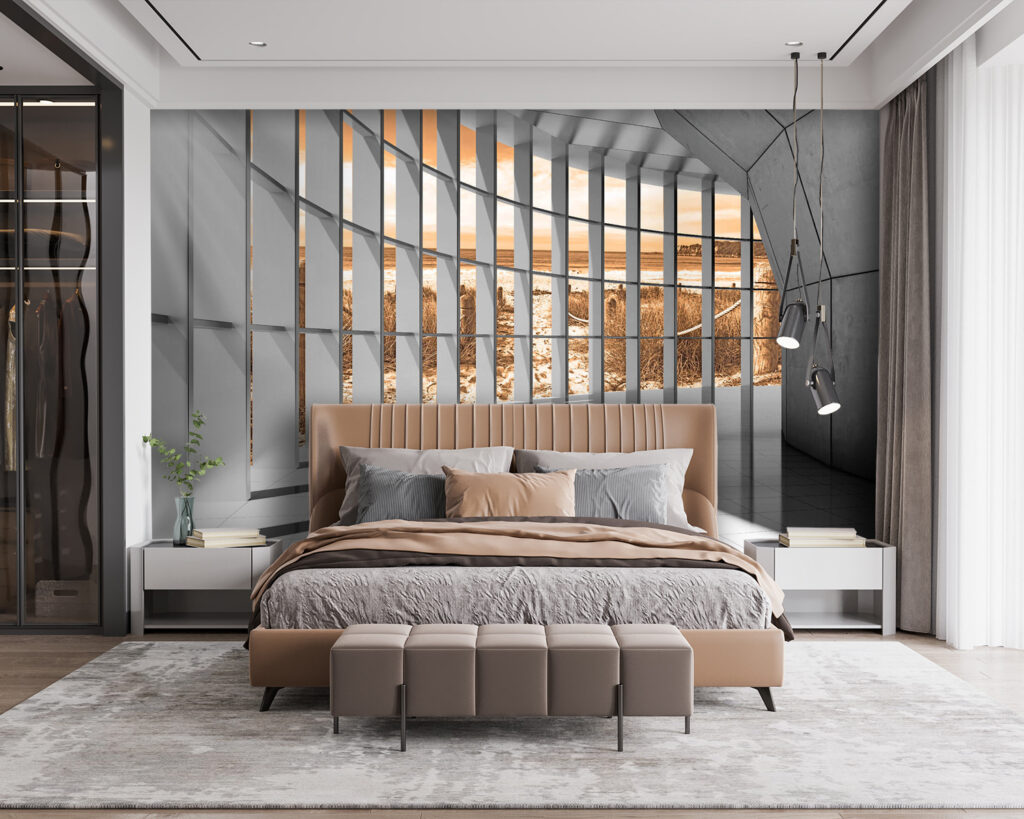 Large room with windows