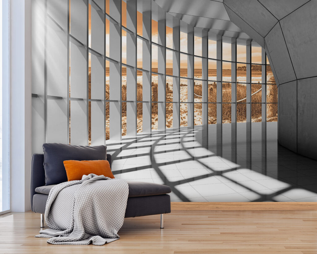 Large room with windows