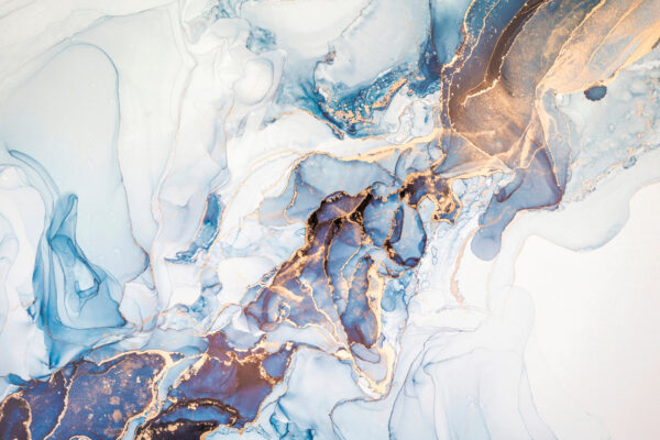 Arte astratta morbida in bianco e blu. Arte astratta morbida in bianco e blu.