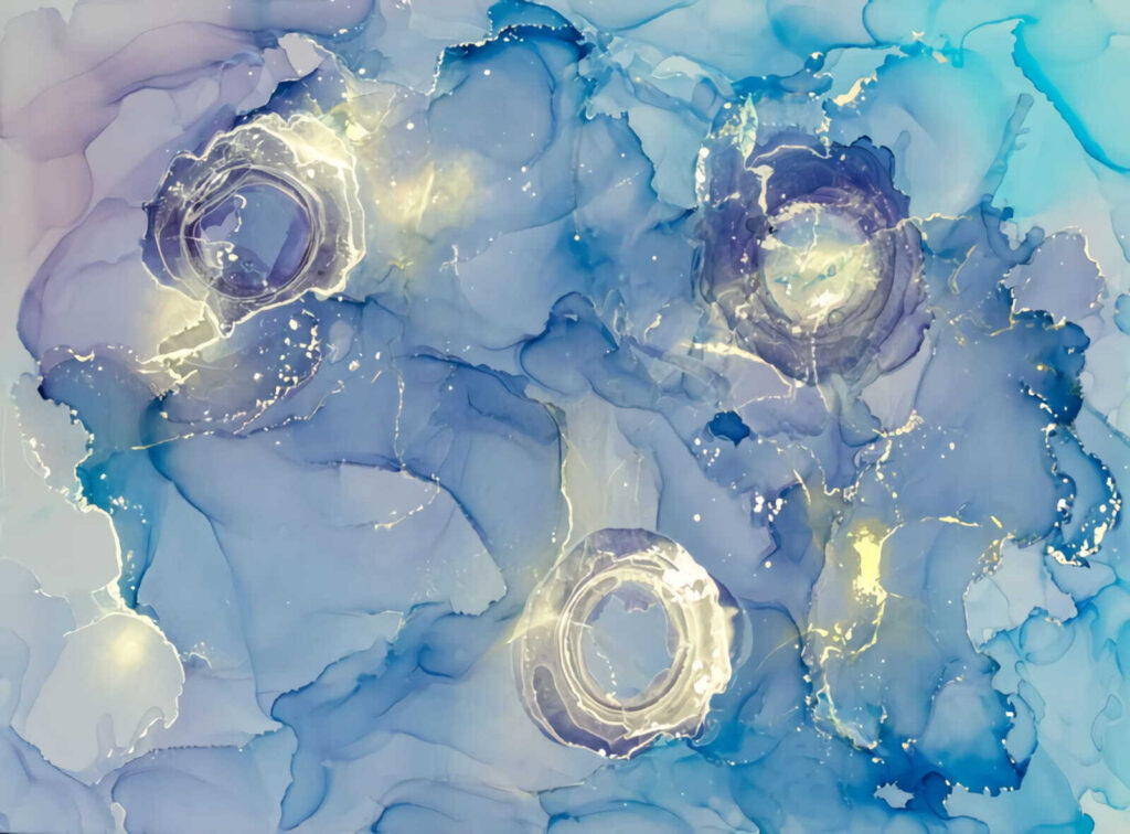 Pittura blu e bianca Pittura blu e bianca