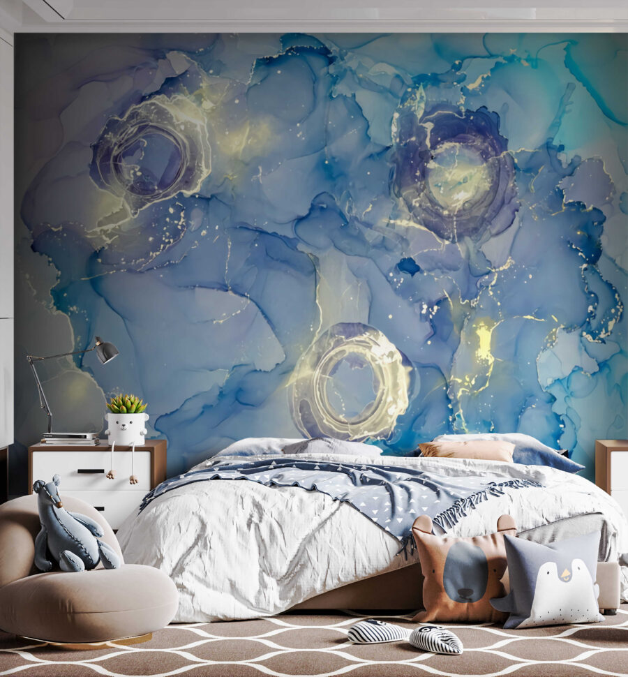 Pittura blu e bianca Pittura blu e bianca
