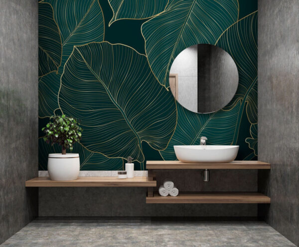 Elegant leaves with intricate details