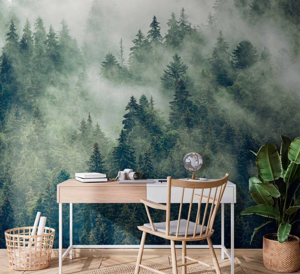 u73873piw1 1024x936 - Foresta di alberi con nebbia - tegory