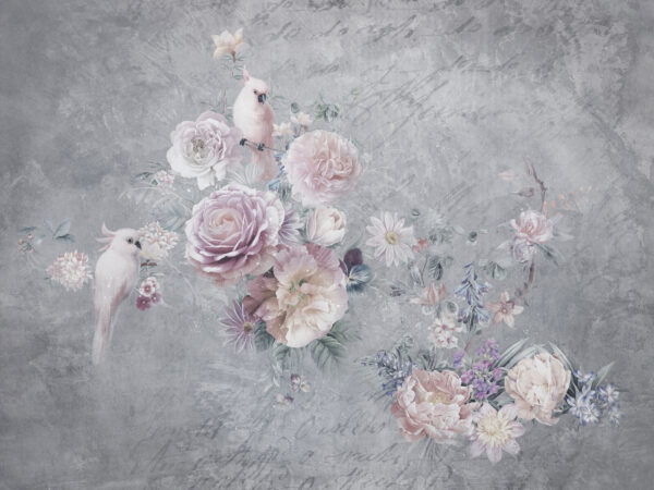 Pittura di fiori e uccelli Pittura di fiori e uccelli