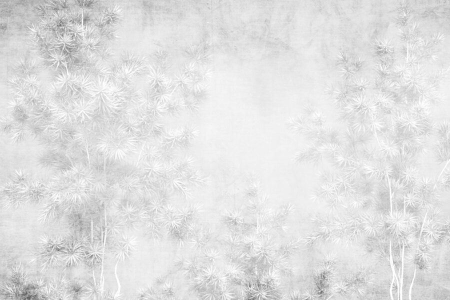 Sfondo bianco con alberi