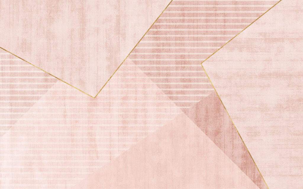Toni di blush in armonia geometrica Toni di blush in armonia geometrica