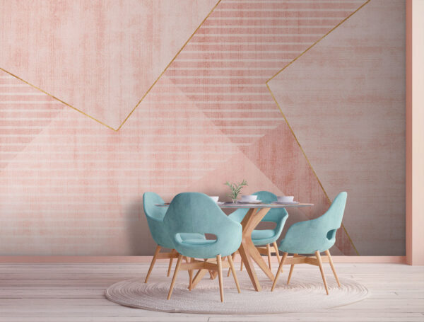 Toni di blush in armonia geometrica Toni di blush in armonia geometrica
