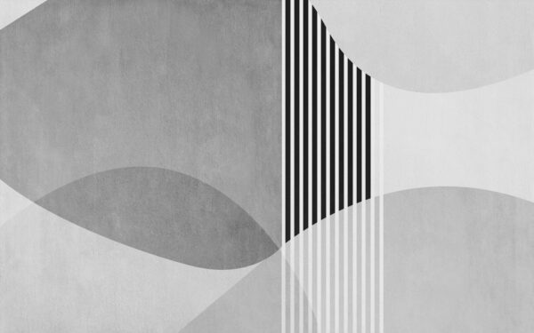 Uno sfondo grigio e bianco con linee e cerchi neri Uno sfondo grigio e bianco con linee e cerchi neri