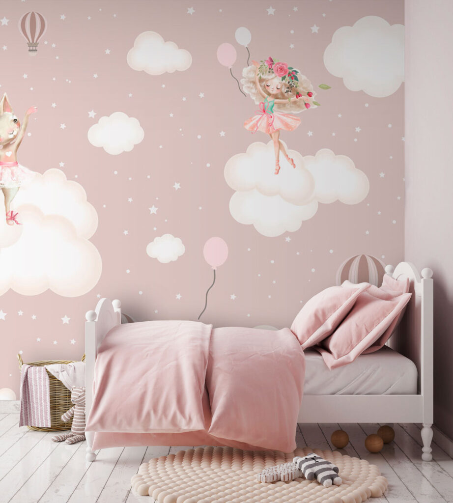 Cat in a tutu on a cloud