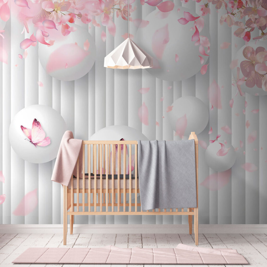 Gruppo di palline bianche con farfalle rosa sopra u74222pir1 1024x1024 - Gruppo di palline bianche con farfalle rosa sopra - tegory