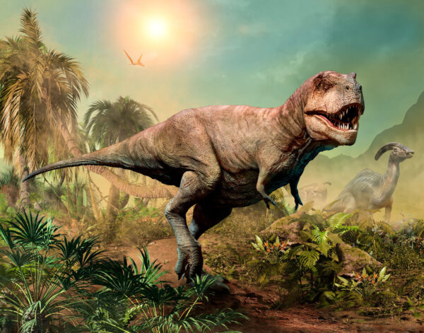Dinosauro nella giungla Dinosauro nella giungla
