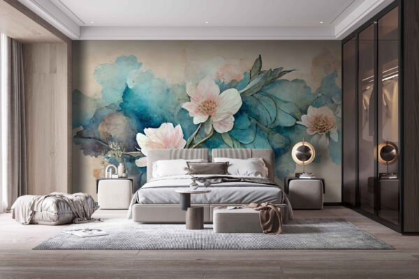 Pittura di fiori e foglie Pittura di fiori e foglie