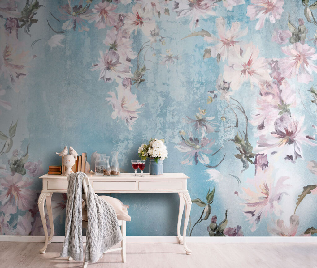 Delicate blossoms on a soft backdrop