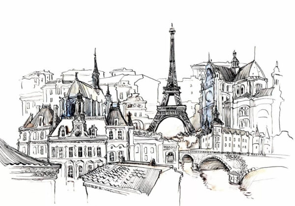 Disegno di una città Disegno di una città