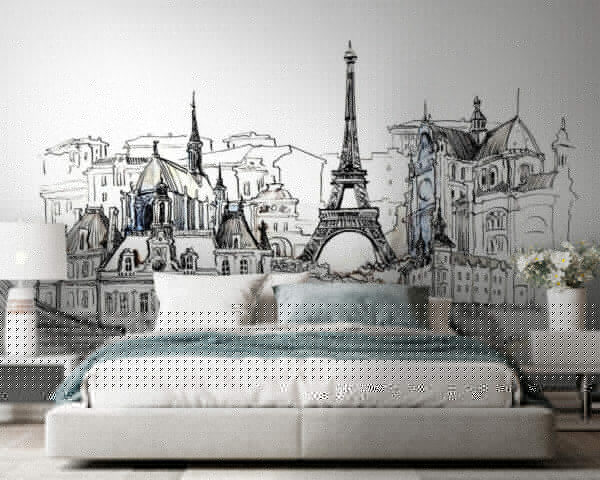 Disegno di una città Disegno di una città