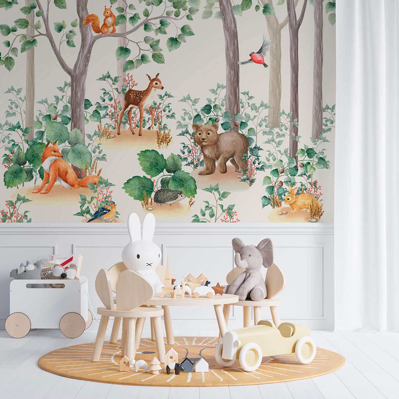 u79629pir1m - Sfondo con animali nella foresta - tegory