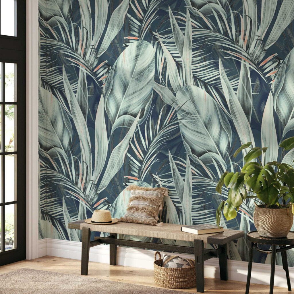 Fogliame tropicale dai colori sereni u79675pih1m 1024x1024 - Fogliame tropicale dai colori sereni - tegory