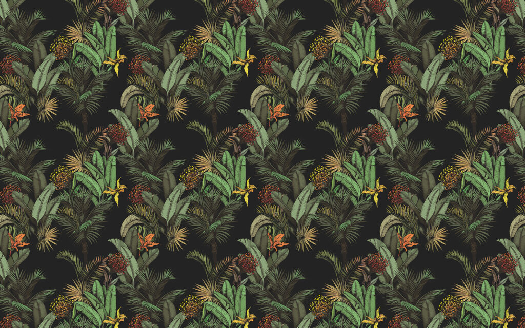 Modello di piante tropicali Modello di piante tropicali