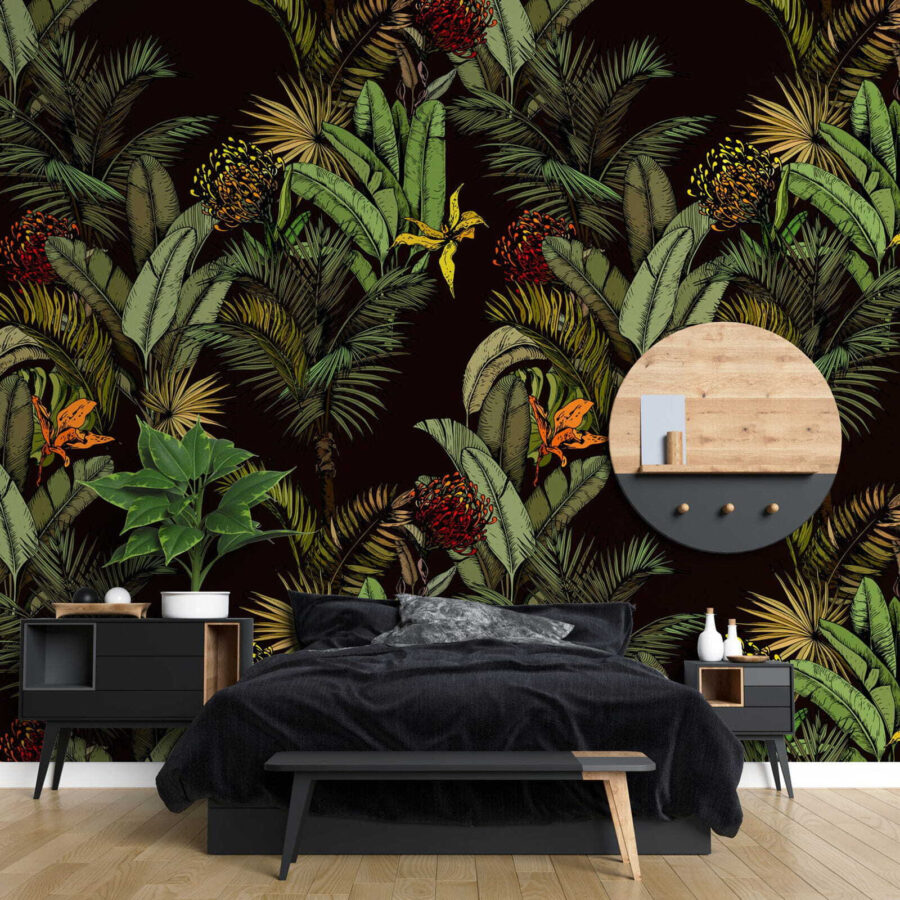 Modello di piante tropicali
