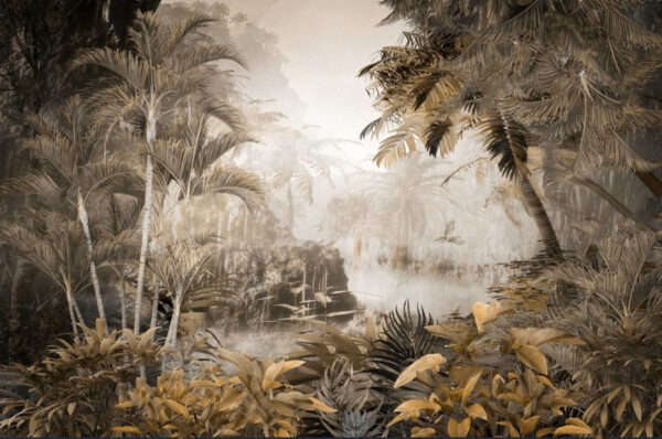 Pittura di una foresta Pittura di una foresta