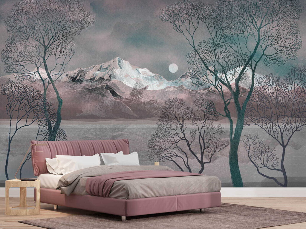 u80027pib1m 1024x768 - Paesaggio con alberi e montagne - tegory