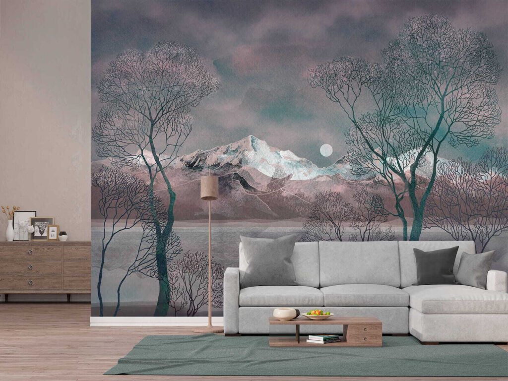 u80027pig1 1024x768 - Paesaggio con alberi e montagne - tegory