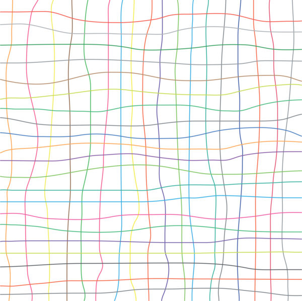 Griglia di linee colorate Griglia di linee colorate