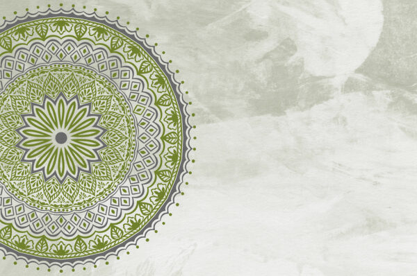 A circular pattern on a white surface A circular pattern on a white surface