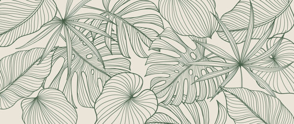 Elegante disegno a fogliame verde. Elegante disegno a fogliame verde.
